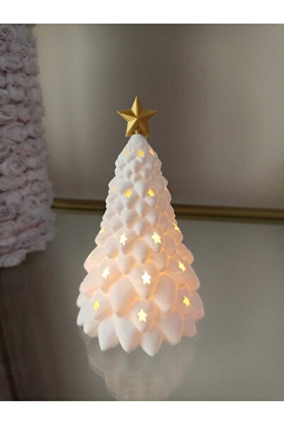 smilechild Led Candle Christmas Tree with Yellow Star 11 cm Led Candle Is Inc...
