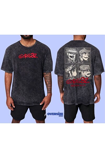 RİSE Μπλουζάκι Gorillaz Washable Over Size