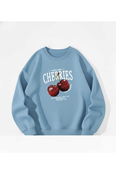 COHERENT سويت شيرت قطني للجنسين من AELFRİECHCHER Special B مطبوع ملون O قصة ف...