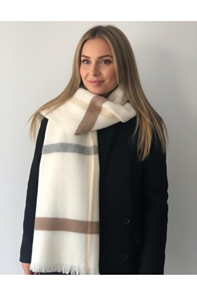 Empressco شال وشاح شتوي منقوش للنساء، مزيج أنيق ودافئ