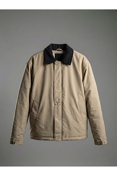 CAVERNO Old Money Premium Kalite Bej Ceket