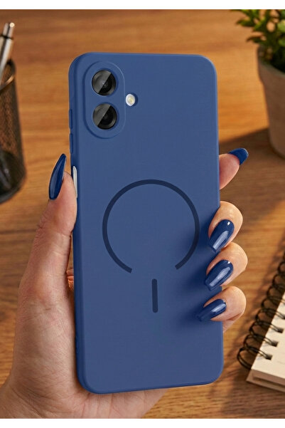 Rivor غطاء متوافق مع هاتف سامسونج جالاكسي A07 مزود بميزة MagSafe، غطاء فاخر ن...