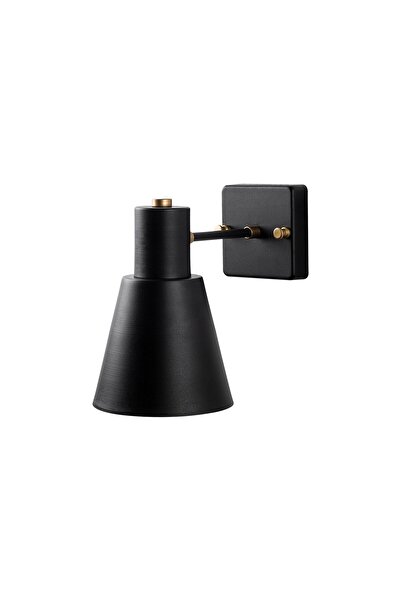 AmberLED Stylish Metal Body Single Sconce with Fuzzy Black E27 Compatible