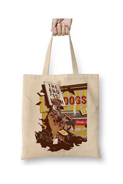 Toyaso Hot Dogs White Tote Bag Long Handle Shopping Bag Beach Bag