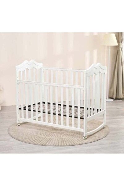 Baby Star Wooden Adjustable Height Baby Bed with Mosquito Net