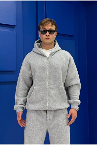 cezstudio Basic Premium Zip Hoodie Oversize