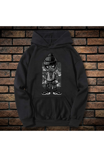 CXO Craft Men's Sweatshirt with Printed, MC Zombies, Cotton