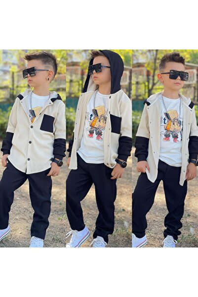 zavera for kids Set material reiat piese din catifea pentru băieți - cu glugă...