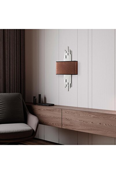 AmberLED إضاءة حديثة من الكروم مكونة من قطعتين مع غطاء عاكس الضوء لغرفة المعي...