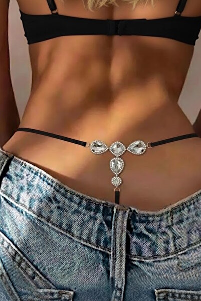 CAŞ DEKORASYON Черно камъче Танга