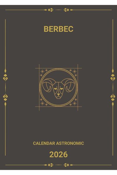PRİNT Calendar 2026 Astrologic Berbec
