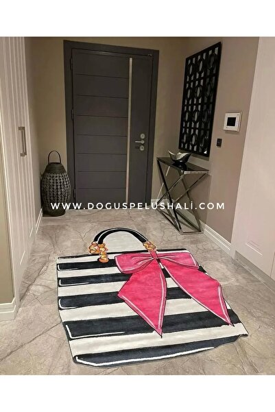 Doğuş Peluş Halı Doğuş Asimetrik Kesim Çanta Dijital Baskılı Halı