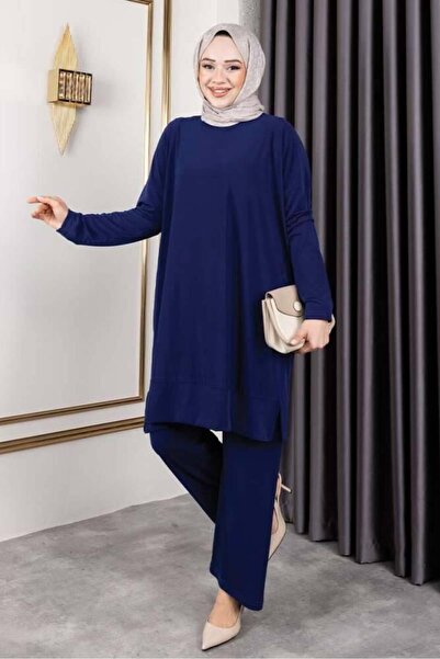 Kalemen Moda Piliseli Sandy Takım 1001 Lacivert