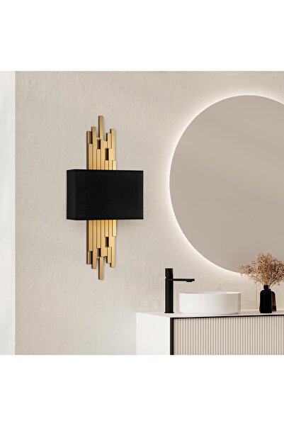 AmberLED إضاءة ذهبية لامعة مكونة من قطعتين مع غطاء مصباح أنيق متوافق مع E14 ل...