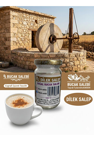 DilekSalep Dilek Salep, Meşhur Bucak salebi,Salep 50g,Saf salep kavanoz