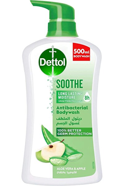 Dettol Soothing Body Wash - Antibacterial - 500ml - Aloe Vera and Apple