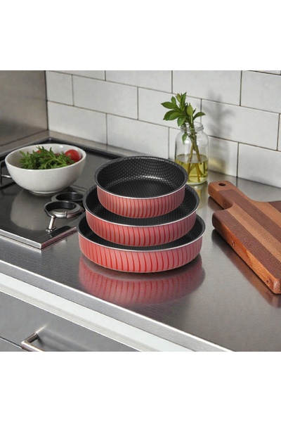 AR HOME 3 PCS-TEFLON BAKING TRAY-20.24.28.CM