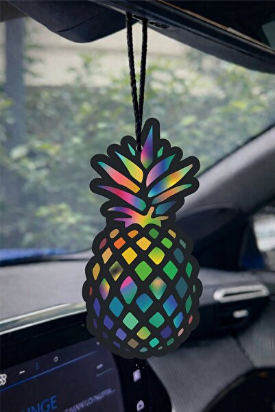 PROMOSYONİK Ananas Tasarımlı Dekoratif Araba Oto Kokusu Ve Aksesuarı