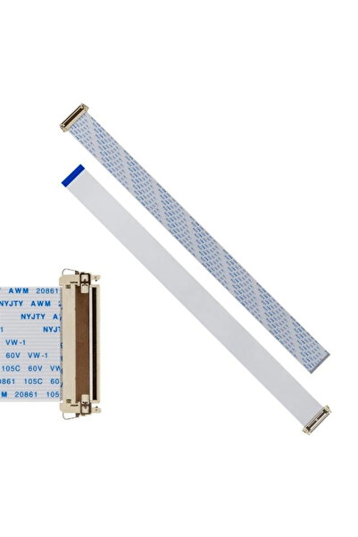 WEKO AWM 20706 30 Pin LVDS Flexi Kablo HD Ready Ters Düz 3.1cmx40cm Soketsiz