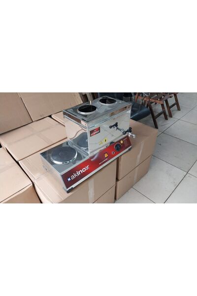 AKİNOX Çay Kazanı 20 Litre Çay Otomatı Çay Makinesi Semaver Çay Ocağı