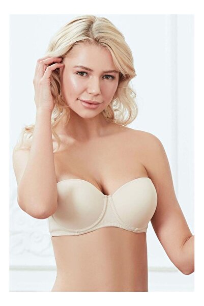 byasafkids Underwire Supported Padded Strapless Strapless Casual Classic T-Sh...