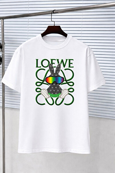 CLASSY.MODA Tricou unisex cu gât rotund, imprimat frontal, supradimensionat, ...