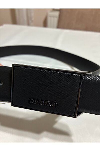 Calvin Klein Men's Black Belt Zm0Zm03067 Beh
