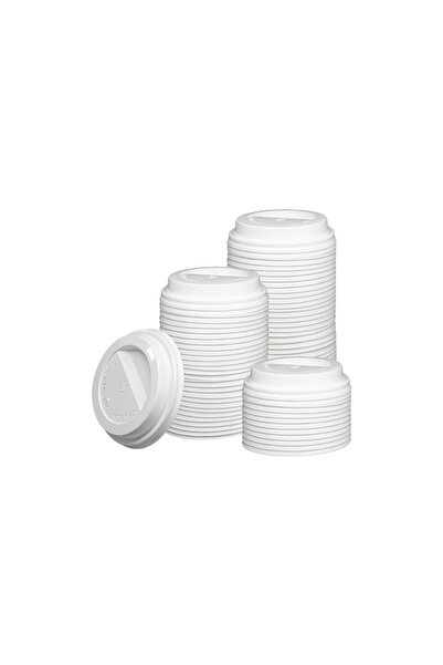 Other White Plastic Cup Lids for 8 oz Paper Cups (100 pcs)