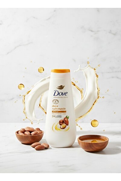 Dove Advanced Care Dolce Nutrimento Shower Gel, with Argan Oil, 24h Hydration...