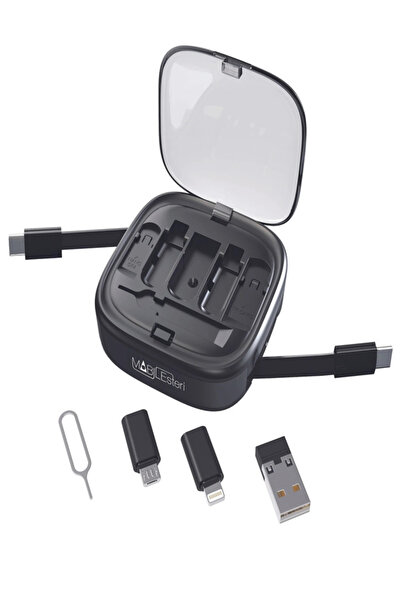 TRAVELMALL Mobilesteri 8-in-1 Multi-Tool Travel Kit USB-C Cable lightning/Mic...