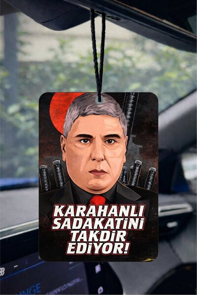 PROMOSYONİK Karahanlı Sadakatini Tasarımlı Dekoratif Araba Oto Kalıcı Kokusu ...