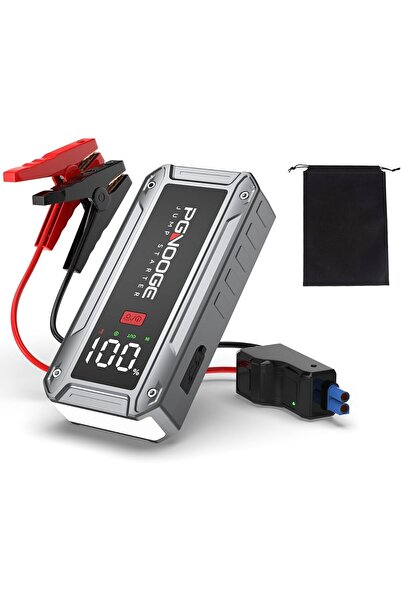 PGNOOGE 26800mAh 6000A Car Jump Starter (Up to ALL Gas/10 L Diesel), 12 V Car...