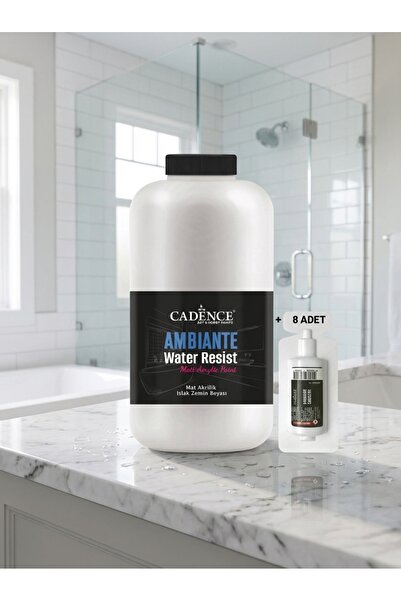 Cadence Ambiante Fayans Tezgah Boyası AW-06 Dantel 2000 ml Islak Zemin Suya D...