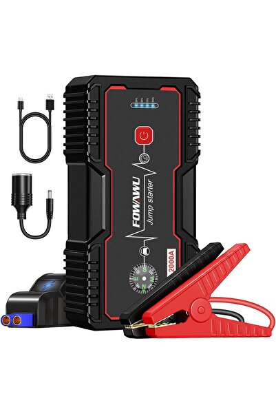 FOWAWU 20800mAh 2000A Car Jump Starter, Jump Starter Battery Pack(7.5L Gas,6....