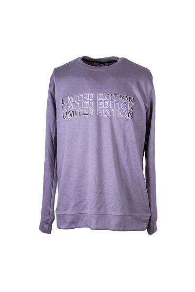 trender سويت شيرت رجالي من طبعة محدودة من مودال أوكتافيان باللون الرمادي 26YG...