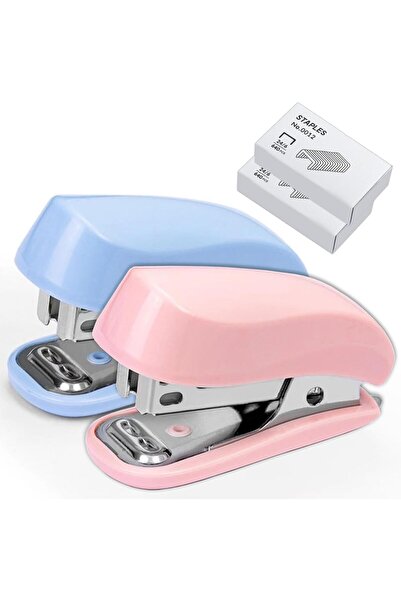 Arabest Mini Stapler - Cute Desk Stapler with 1280pcs Standard Staples and St...