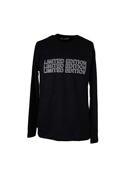 trender Limited Edition Print Modal Octavian Black Men's Sweatshirt 26Yg08000055