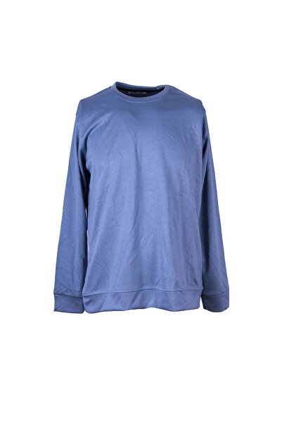 trender Basic Modal Octavian Blue Men's Sweatshirt 26Yg08000054