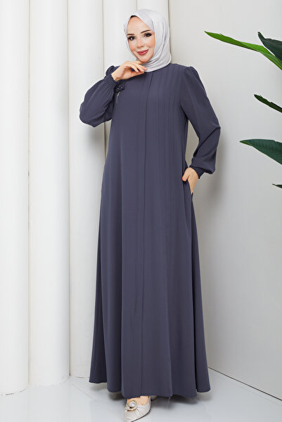 NİVA Giyim Floral Bronched Stylish Ferace