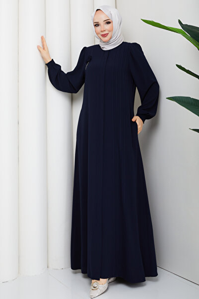 NİVA Giyim Floral Bronchial Stylish Ferace