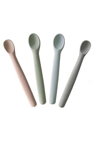 Arabest Silicone Baby Spoons Set of 4,Toddler Spoons,Baby Utensils, Bendable,...