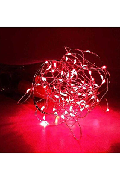 borayris 3 METRE PERİ LED PİLLİ - PİL DAHİL KIRMIZI