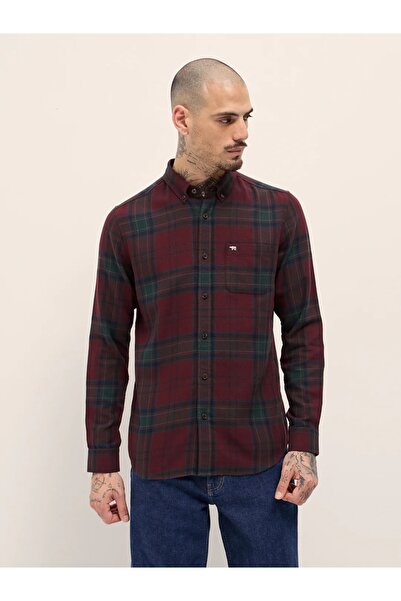 The Bear House Men's long Sleeve Shirt, breathable, soft comfort Fabric