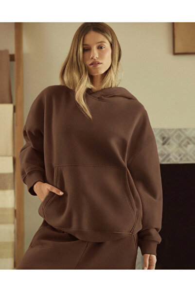 Gollinger Hanorac cu glugă pentru femei, cu 3 fire de material