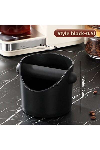 choice2 black Semi-automatic machine mini coffee grounds bin chipping box thi...