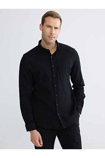 LC Waikiki Quality Parts from Çelebi Store Standard Fit Dobby Men's Shirt