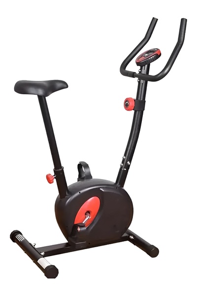 Marshal Fitness دراجة تمارين رياضية عمودية - مقاومة من 8 مراحل وشاشة مراقبة ا...