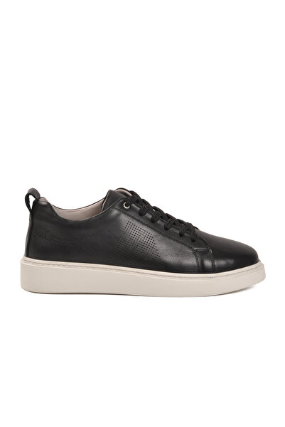 AYAKMOD Black Genuine Leather Men's Casual Shoes 061316L m