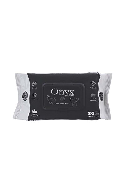 M-PETS ONYX KOKUSUZ KEDİ ve KÖPEKLER İÇİN TEMİZLEME MENDİLİ 80Lİ