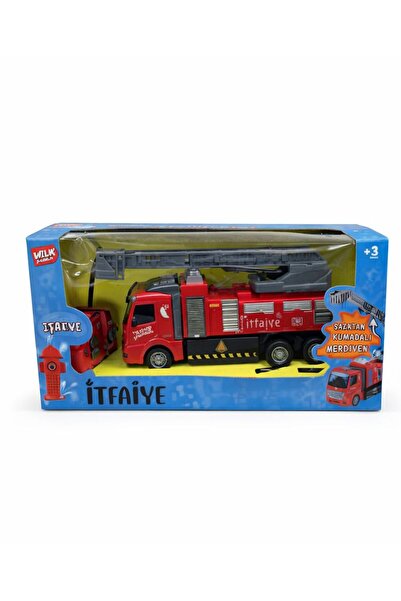 NASYONEL TOYS Uzaktan Kumandalı İtfaiye Aracı | Merdivenli, Işıklı RC İtfaiye...